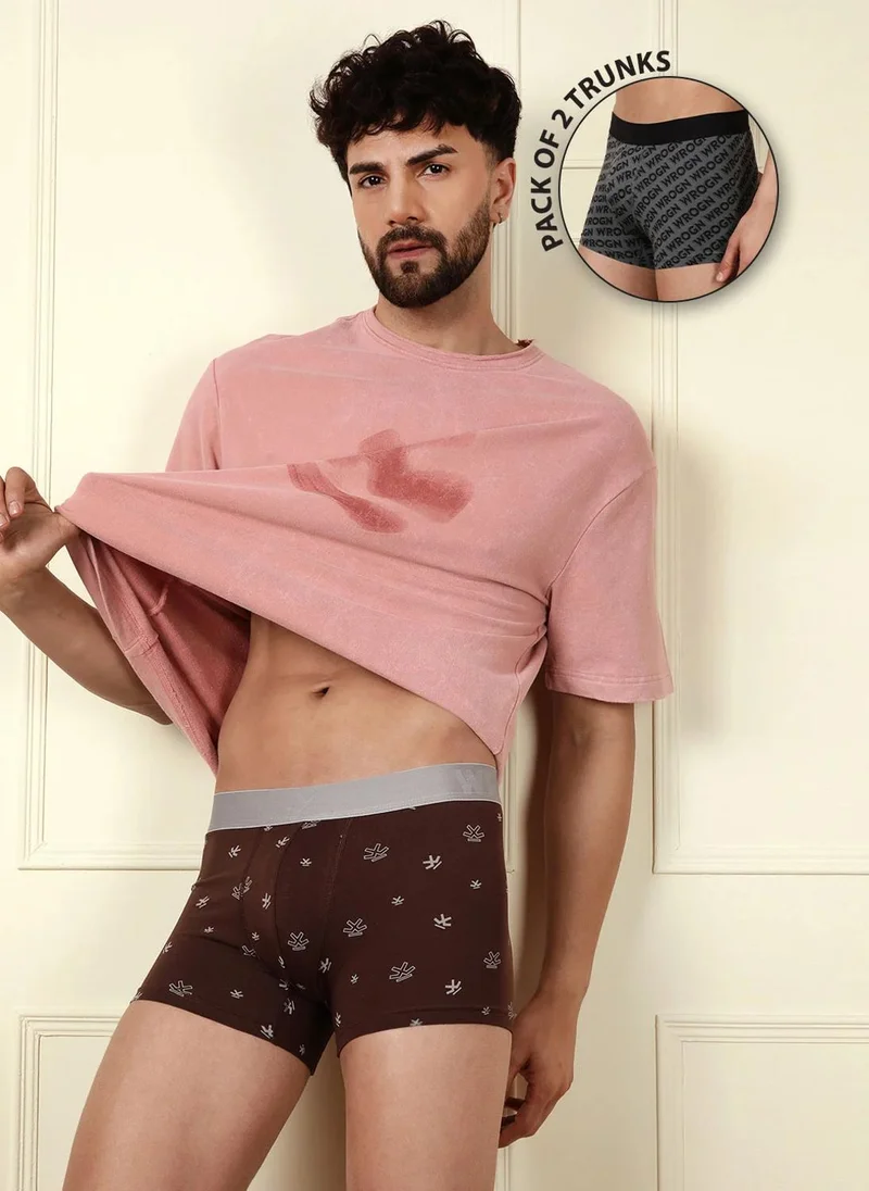 Wrogn Wrogn Prints Pack of 2 Trunks